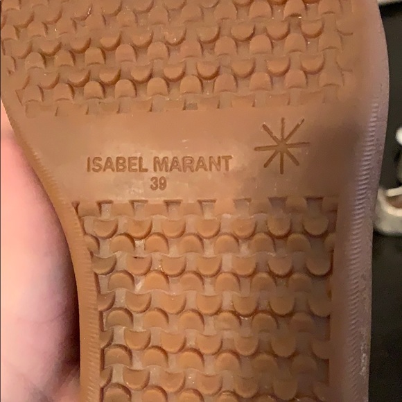 Isabel Marant Black Suede+Leather Bobby Wedge Sz39 - Picture 3 of 3